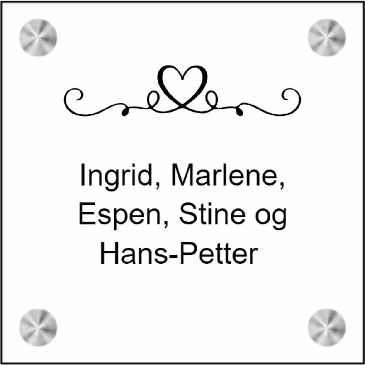 Bilde av Akryl mal - hjerte