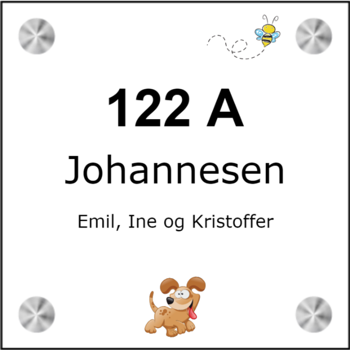 Bilde av Akryl mal - Bier og hund