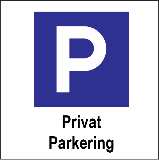 Privat parkering 10x10