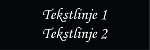 Bilde av Dørskilt plast 150x50 enkel
