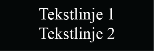 Bilde av Dørskilt plast 150x50 enkel