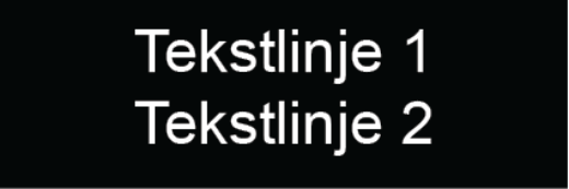 Bilde av Dørskilt plast 150x50 enkel
