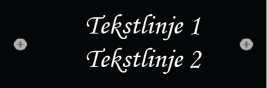 Bilde av Dørskilt plast 150x50 enkel