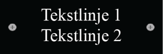 Bilde av Dørskilt plast 150x50 enkel