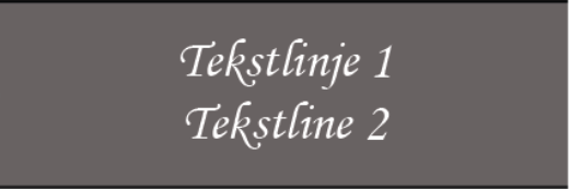 Bilde av Dørskilt plast 150x50 mm