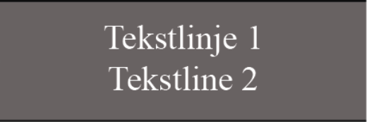 Bilde av Dørskilt plast 150x50 enkel