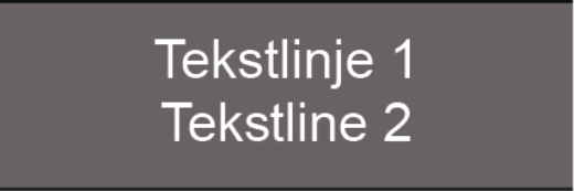 Bilde av Dørskilt plast 150x50 enkel