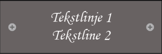 Bilde av Dørskilt plast 150x50 mm