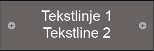 Bilde av Dørskilt plast 150x50 enkel